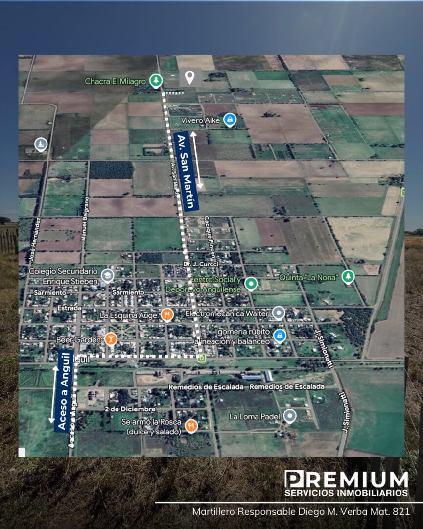 Venta Hectáreas en localidad de Anguil